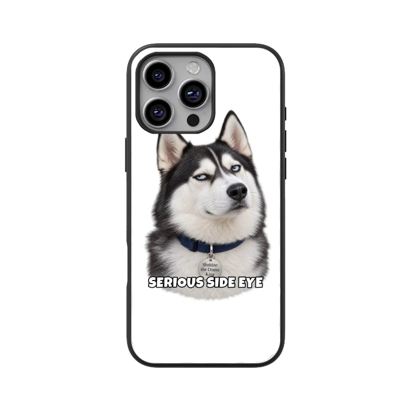 Sheldon Phone Case - Serious Side Eye - Apple iPhone 16 Pro