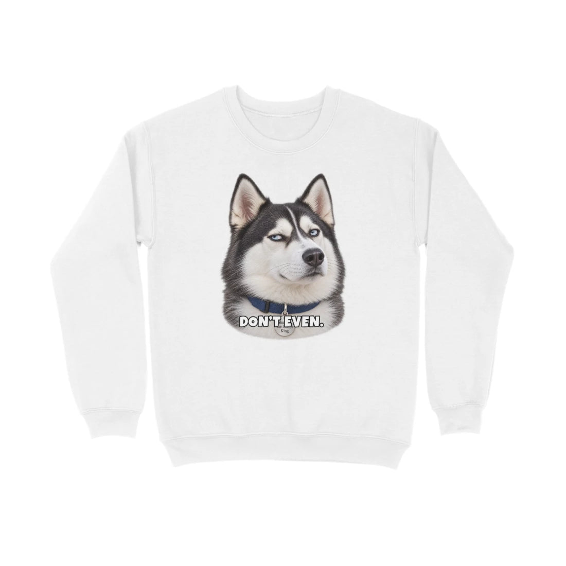 Sheldon Sweatshirt - Don't Even - White