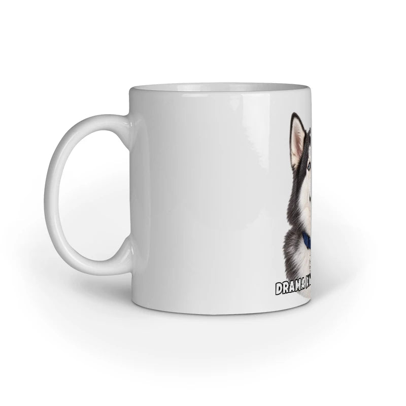 Sheldon Mug - Drama King Energy - White