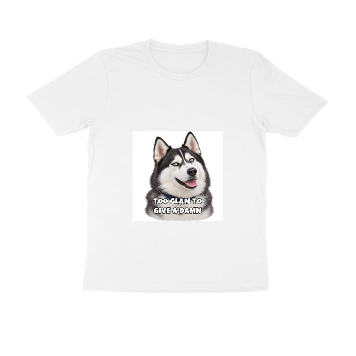 Sheldon Tee - Too Glam to Give a Damn - White