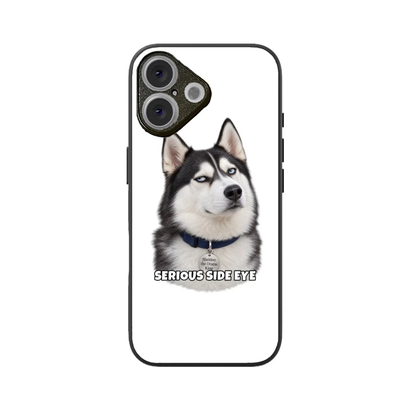 Sheldon Phone Case - Serious Side Eye - Apple iPhone 16 Plus