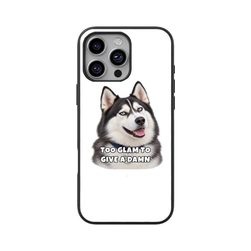Sheldon Phone Case - Too Glam to Give a Damn - Apple iPhone 16 Pro Max