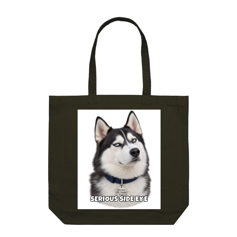 Sheldon Tote - Serious Side Eye - Black