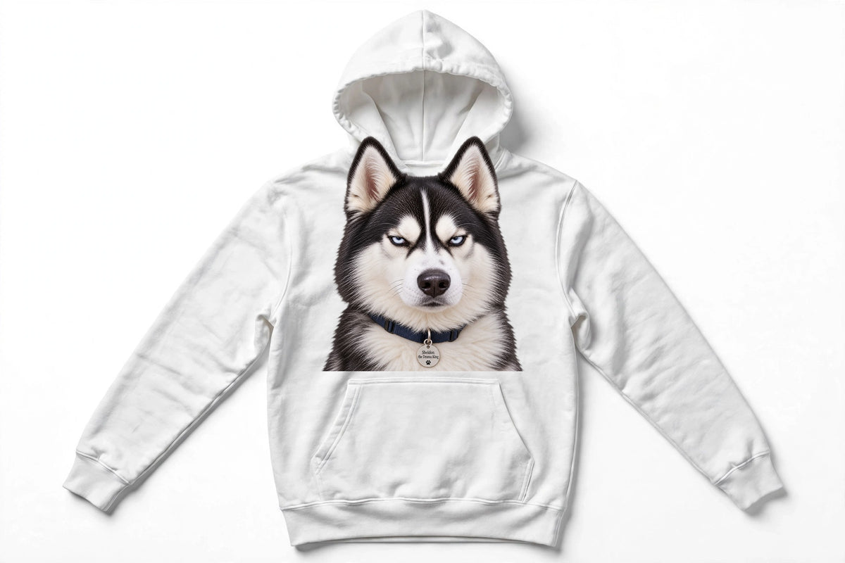 drama king portrait hoodie