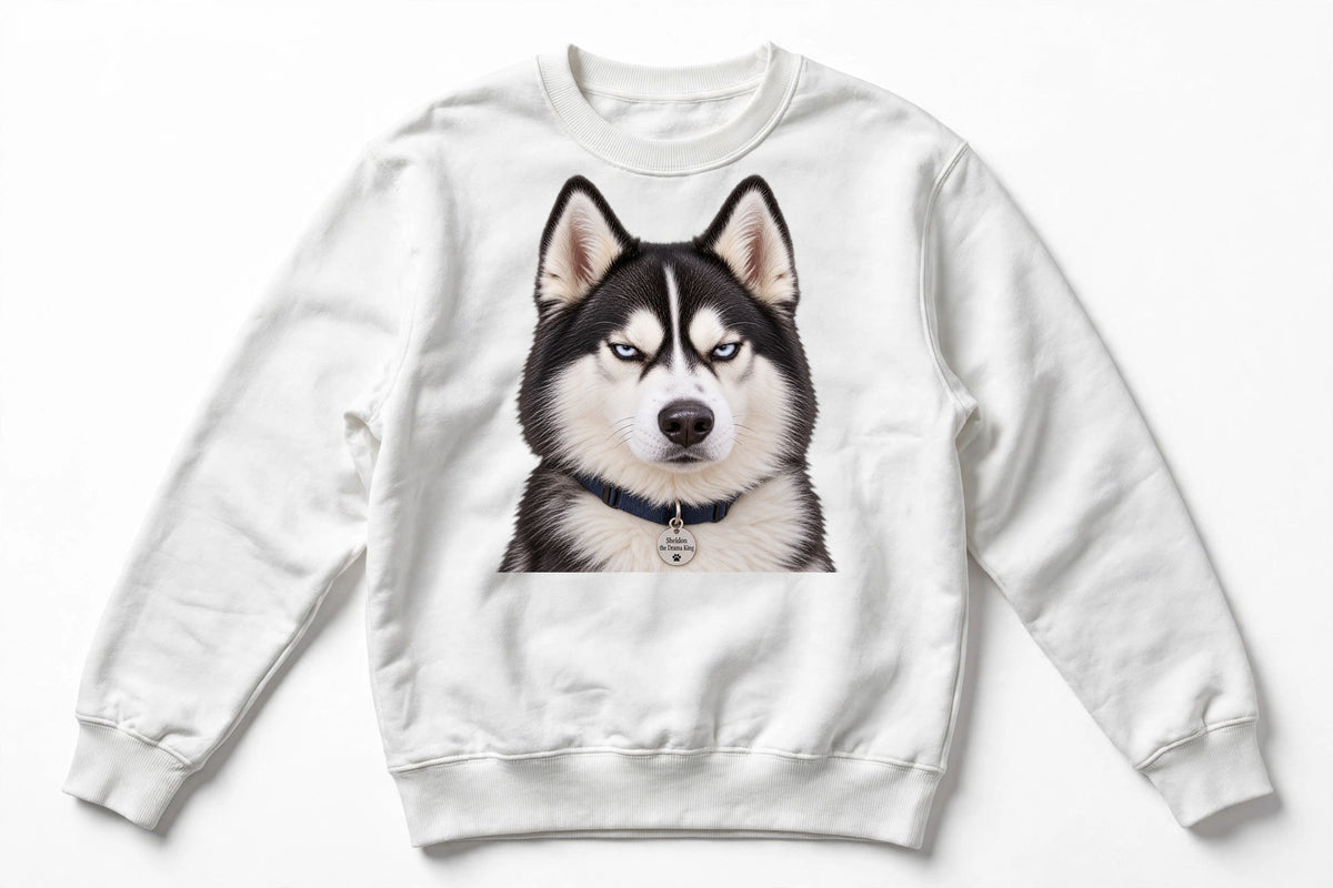 drama king portrait sweatshirt