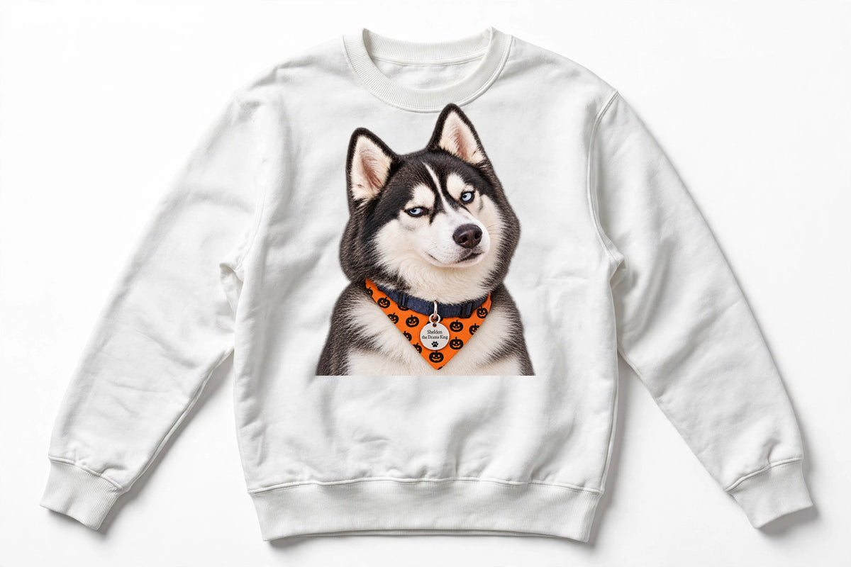 halloween bandana sweatshirt